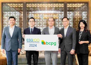 BCPG ติดทำเนียบบริษัทกลุ่ม ESG100 ต่อเนื่องเป็นปีที่ 7