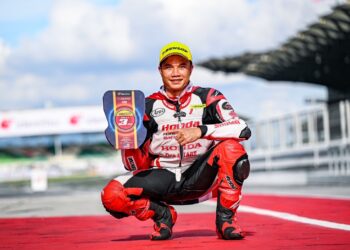 “ฮอนด้า เรซซิ่ง ไทยแลนด์” ระเบิดผลงาน “ชิพ-นครินทร์” บิด Honda CBR1000RR-R คว้าโพเดียม รุ่นท็อปสุด