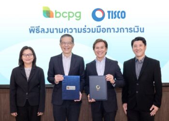 BCPG ลงนาม TISCO รับการสนับสนุนเงินกู้ 4,200 ล้านบาท ขยายธุรกิจพลังงานสะอาด