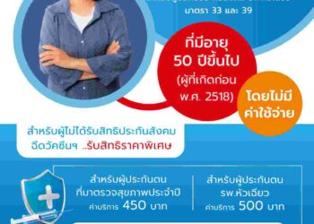 สร้างเกราะให้ร่างกาย ด้วยวัคซีนป้องกันไข้หวัดใหญ่ สำหรับผู้ประกันตน ม.33 และ 39