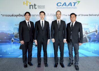 ‘Skyller Solutions’ เดินหน้าผนึกกำลังหน่วยงานรัฐ สาธิตการขนส่งอุปกรณ์การเเพทย์ยุคใหม่ด้วยโดรน ใจกลางกรุงเทพฯ
