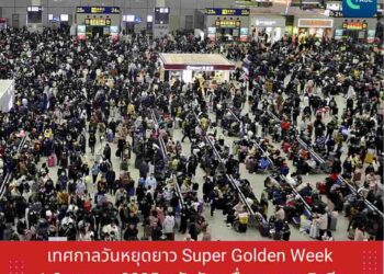 เทศกาลวันหยุดยาว Super Golden Week 1-8 ตุลาคม 2025 พลังขับเคลื่อนเศรษฐกิจจีน