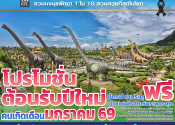 ส่งท้ายปีเก่าต้อนรับปีใหม่ 2569 สวนนงนุชพัทยามอบของขวัญสุดพิเศษ ชวนสัมผัสทะเลดอกไม้บานสะพรั่งทั่วทั้งสวน