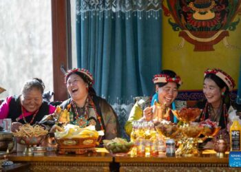 ชาวทิเบตฉลอง ‘ปีใหม่เกษตร’ ต้อนรับฤดูกาลเพาะปลูก