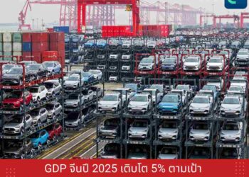 GDP จีนปี 2025 เติบโต 5% ตามเป้า ด้วยพลังการขับเคลื่อนนวัตกรรมและการพัฒนาคุณภาพสูง