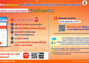 ไม่พลาดสิทธิลดหย่อนภาษี! ขอหนังสือรับรองดอกเบี้ยเงินกู้ได้ง่ายๆ กับ ธอส.