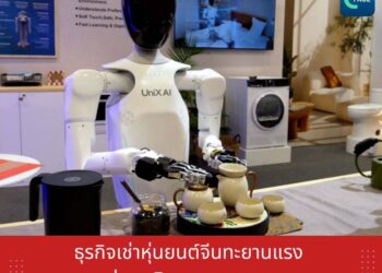 ธุรกิจเช่าหุ่นยนต์จีนทะยานแรง สู่ยุคบริการครบวงจร