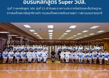 ้เลขาธิการ คปภ. นำคณะผู้สำเร็จการศึกษาอบรมหลักสูตร Super วปส. รุ่นที่ 3 และหลักสูตร วปส. รุ่นที่ 12 เข้ารับพระราชทานประกาศนียบัตรและเข็มวิทยฐานะ จากสมเด็จพระกนิษฐาธิราชเจ้า กรมสมเด็จพระเทพรัตนราชสุดา ฯ สยามบรมราชกุมารี
