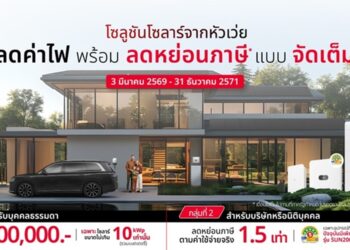 Huawei ขึ้นแท่นแบรนด์โซลาร์รายเดียวที่ผ่านเกณฑ์มาตรการลดหย่อนภาษีรัฐบาล