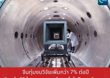 จีนทุ่มงบวิจัยเพิ่มมากกว่า 7% ต่อปี เดินหน้า 28 โครงการ ยกระดับเทคโนโลยีและนวัตกรรม