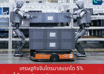 เศรษฐกิจจีนไตรมาสแรกโต 5% ตอกย้ำโมเมนตัมการพัฒนาเศรษฐกิจคุณภาพสูง