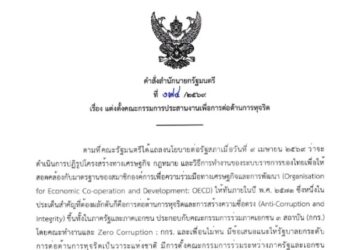 ‘อนุทิน’ ตั้ง คณะกรรมการประสานงานต่อต้านทุจริต ยกระดับให้เป็นวาระแห่งชาติ