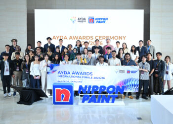 นิปปอนเพนต์ประกาศผลผู้ชนะบน 2 เวทีออกแบบระดับโลก AYDA Awards 2025/26 ‘Designer of The Year’