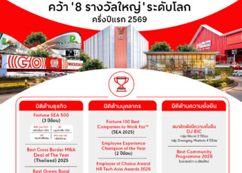 เซ็นทรัล รีเทล ประกาศความสำเร็จบนเวทีโลก คว้า 8 รางวัลใหญ่ ครึ่งปีแรก 2569 สะท้อนศักยภาพความแข็งแกร่งรอบทิศ