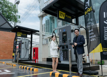 สเลย์ทริกซ์ จับมือ เพียวชาร์จ เปิด สถานี EV PURE CHARGE แจ้งวัฒนะ 43
