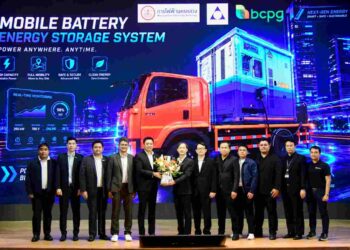 BCPG ร่วมยินดี MEA เปิดตัวโครงการ Battery on Truck นวัตกรรมระบบกักเก็บพลังงานเคลื่อนที่ได้