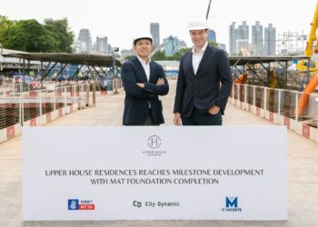 ซิตี้ ไดนามิค ประกาศความสำเร็จการเทคอนกรีตฐานราก โครงการ Upper House Residences Bangkok