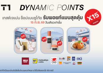 บัตรเครดิต เซ็นทรัล เดอะวัน รุกตลาดบัตร Co-Brand ชูฟีเจอร์ ‘T1 Dynamic Points’ พอยท์แบบใหม่ที่ให้มากกว่า หวังกระตุ้นยอดใช้จ่ายเติบโต 7%