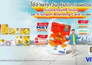 ใช้จ่ายทุกวัน คุ้มได้ทุกไลฟ์สไตล์ กับบัตรกรุงศรี เดบิต และ Krungsri Boarding Card