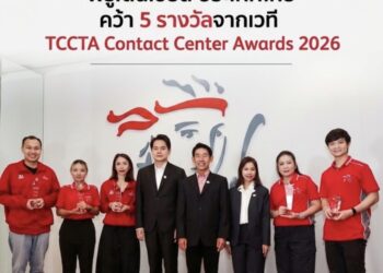 พรูเด็นเชียล ประเทศไทย คว้า 5 รางวัลจากเวที TCCTA Contact Center Awards 2026