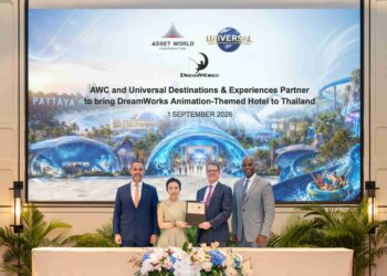 AWC ผนึก Universal Destinations & Experiences เตรียมเปิดตัวโรงแรม ธีม DreamWorks Animation แห่งแรกของไทย ที่โครงการแฟลกชิป Aquatique พัทยา